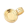 Brass Pendant Cabochon Settings KK-CBA968C-03G-01-2