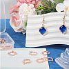 Alloy Open Back Bezel Pendants FIND-WH0111-887RG-5