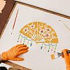 Plastic Reusable Drawing Painting Stencils Templates DIY-WH0202-264-5