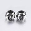 304 Stainless Steel European Beads STAS-P183-24AS-1