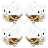 4Pcs Plastic Children's Money Banks AJEW-GO0005-16-1