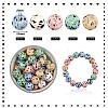 WEWAYSMILE 50Pcs 5 Styles 15mm Silicone Round Beads Making Kit JX486A-2