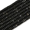 Natural Golden Sheen Obsidian Beads Strands G-G317-A31-3X6MM-2