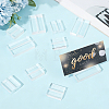 12Pcs 2 Styles Rectangle Acrylic Name Card Holder AJEW-GF0015-03-7