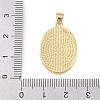 Natural White Shell Oval Pendants KK-F919-43B-G02-3