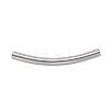 Tarnish Resistant 304 Stainless Steel Curved Tube Beads STAS-F040-43-P-1