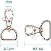 Zinc Alloy Swivel Lobster Claw Clasps IFIN-PH0013-01-3