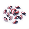 Opaque Glass Cabochons GGLA-S038-03D-5x10-1