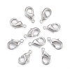 Platinum Brass Lobster Claw Clasps X-KK-903-N-NF-2