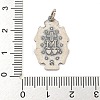 925 Thai Sterling Silver Holy Virgin Mary Pendants STER-NH0001-66AS-3
