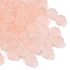 Frosted Transparent Acrylic Beads X1-OACR-P029-03B-02-2