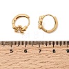 Valentine's Day 304 Stainless Steel Rhinestone Hoop Earrings EJEW-P344-04G-5