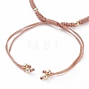 Adjustable Polyester Braided Cord Bracelet Making AJEW-JB00892-08-3