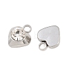 201 Stainless Steel Rhinestone Pendants RB-CBABFDA-15P-01-2