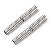 Tarnish Resistant 304 Stainless Steel Bayonet Clasps STAS-L134-06-2