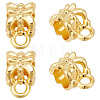 30Pcs Brass Tube Bails KK-BBC0015-14-1