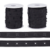 10 Yards Polyester Sewing Snap Button Tape DIY-OC0013-04A-1