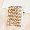 202 Stainless Steel Polishing Hoop Earrings EJEW-M106-02G-03-2