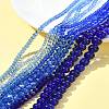 Electroplate Glass Beads Strands EGLA-FS0001-42D-9