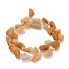 Natural Yellow Botswana Agate Beads Strands GG-CBA0B77-A21-02-5