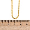 2MM Brass Rope Chain Necklaces for Women Men NJEW-G174-01G-5