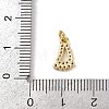 Brass Micro Pave Cubic Zirconia Charms KK-H077-02G-02-3