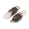 Natural Rose Quartz Big Pendants G-D102-05R-04-2