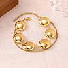 304 Stainless Steel Link Chain & Curb Chain Multi-strand Bracelets for Women BJEW-H641-01C-G-1
