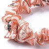 Natural Trochid Shell/Trochus Shell Bead Strands SSHEL-N034-105-A02-3