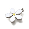 Brass Enamel Charms STAS-Q347-14P-02-1-2