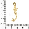 Brass Micro Pave Cubic Zirconia Pendants CU-CBA3569-02G-B-3