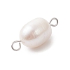 Natural Cultured Freshwater Pearl Links PALLOY-JF04384-02-5