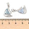 Brass Enamel Pendants KK-H534-04P-3