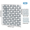 Square Adhesive Glass Cabochons Sheets AJEW-WH0324-69-2