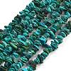 Natural HuBei Turquoise Beads Strands G-B089-A01-02-1