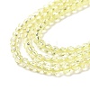 Transparent Glass Beads Strands GLAA-H021-03-04-5