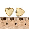 304 Stainless Steel Pendant Cabochon Settings STAS-A194-05E-G-3