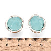 Zinc Metal Alloy & Natural Turquoise Buttons LS-BUTT-WH0057-001E-AS-3