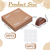 50Pcs Wood Place Cards Base AJEW-WA0003-36-2