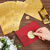 CRASPIRE 30 Sheets 3 Styles Self Adhesive Gold Foil Embossed Stickers DIY-CP0010-50-3