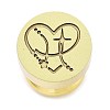 Constellation Golden Tone Wax Seal Brass Stamp Heads STAM-P002-02G-08-1