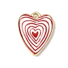 Printed Alloy Pendants ENAM-F160-07C-G-1
