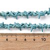 Synthetic Turquoise Dyed Beads Strands G-B184-C02-01-4