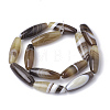 Natural Striped Agate/Banded Agate Beads Strands G-S280-10-2