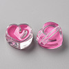 Transparent Enamel Acrylic Beads TACR-S155-004I-2