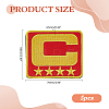 5Pcs Computerized Embroidery Polyester Iron on/Sew on Patches DIY-ME0003-07-2