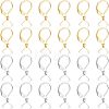 Unicraftale 40Pcs 2 Colors 304 Stainless Steel Leverback Earring Findings with Pendant Bails STAS-UN0038-64-1