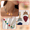 165Pcs 11 Colors Dyed Natural Maple Wood Beads WOOD-PA0001-61B-5