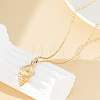 Summer Beach Alloy Pendant Necklaces for Women FS-WGAF64A-08-1
