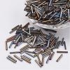 Glass Bugle Beads SEED-E001-12mm-82#-1